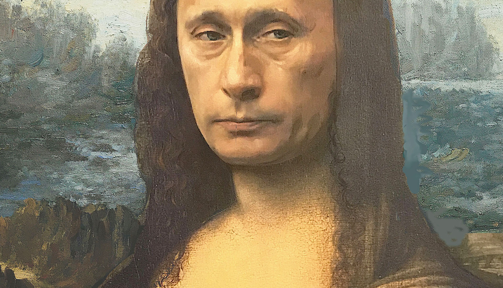 Александр Косолапов и Мона Лиза