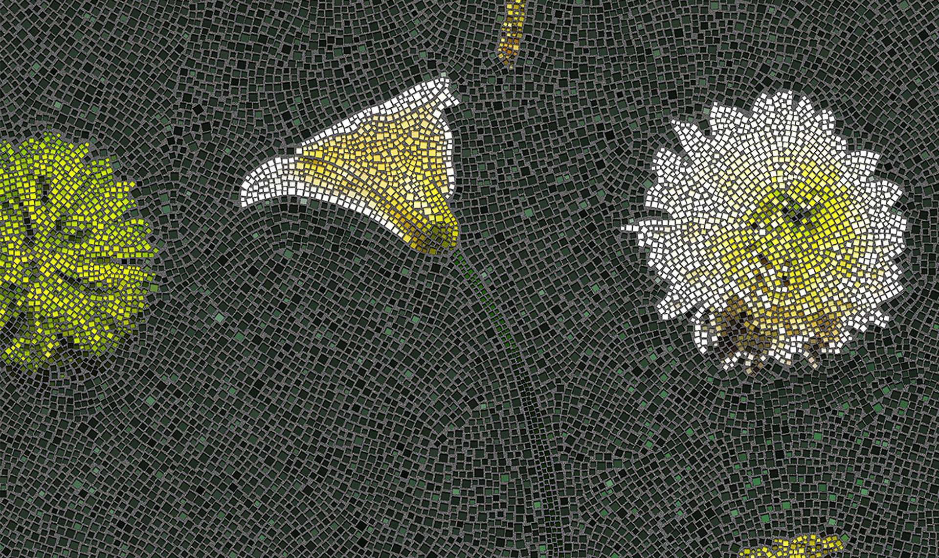 Цветочная мозаика флориста Дилана Триппа