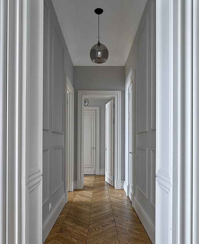 Длинный коридор: хитрости дизайна, фото интерьеров, вдохновляющие идеи и практичные решения
