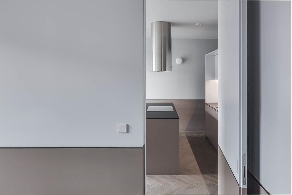 Студия YCL: маленькая двухцветная квартира в Вильнюсе - дизайнерские идеи для интерьера