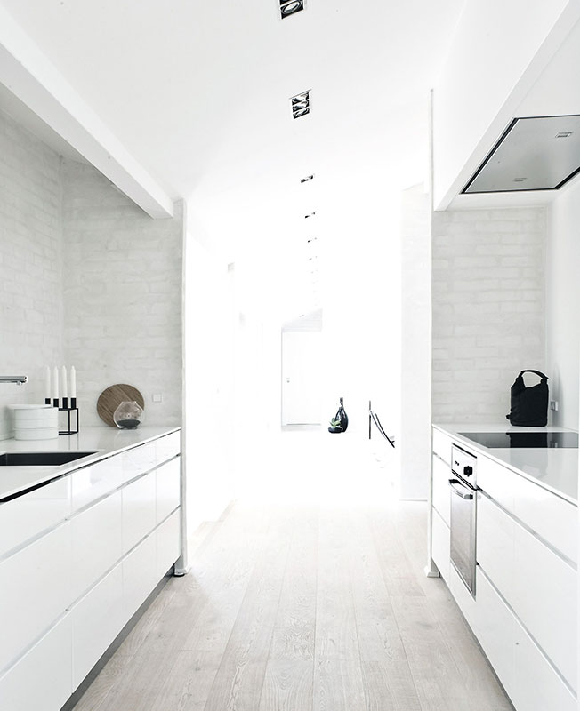 Белая кухня: 60 идей для дизайна