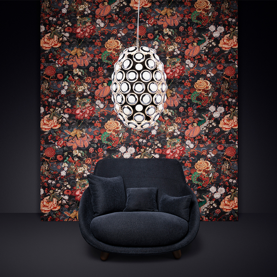Moooi Wallcovering: скрытое изящество, макаки и цифровое барокко