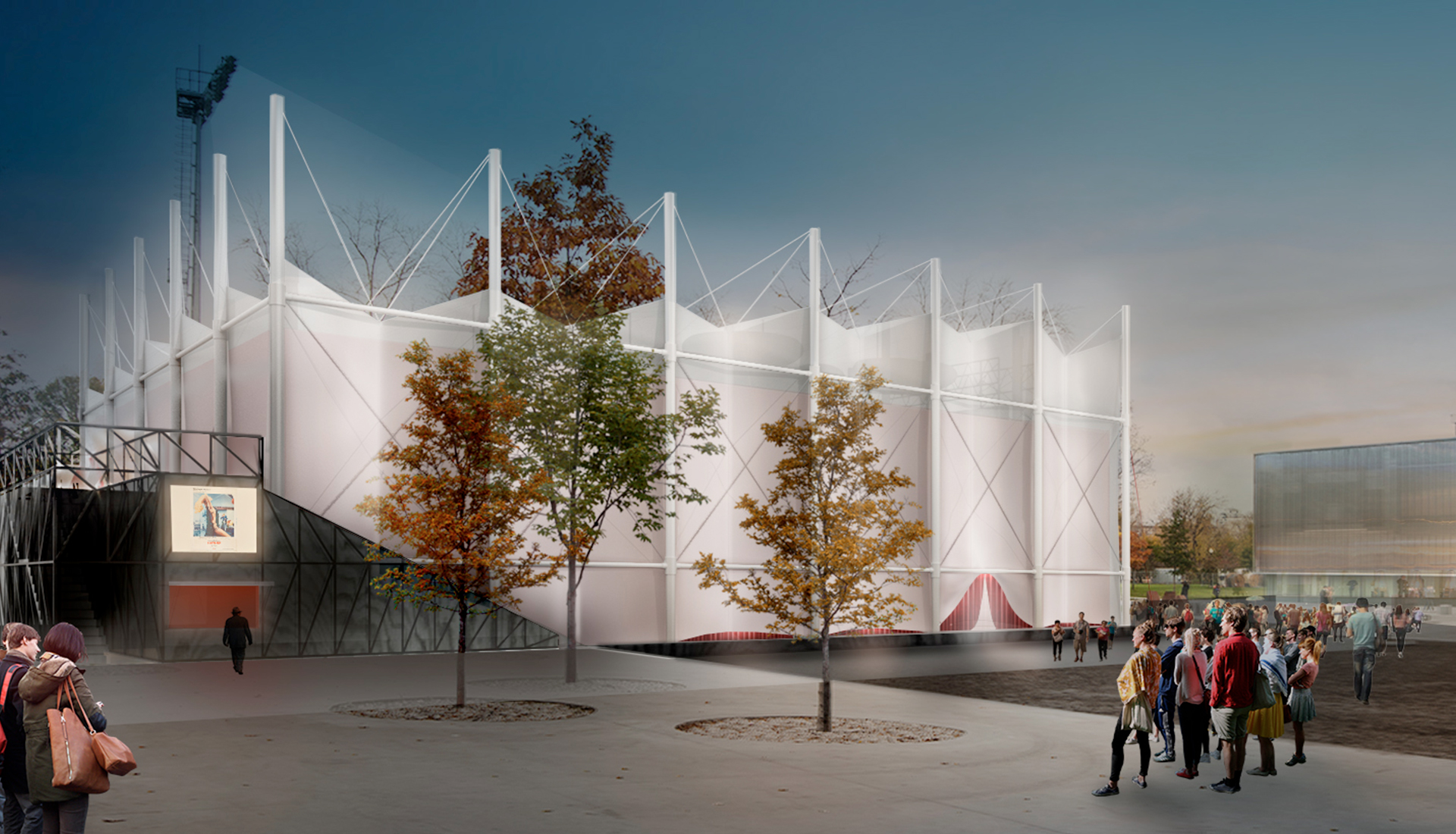 Студия SNKH из Еревана построит летний кинотеатр Garage Screen в Москве