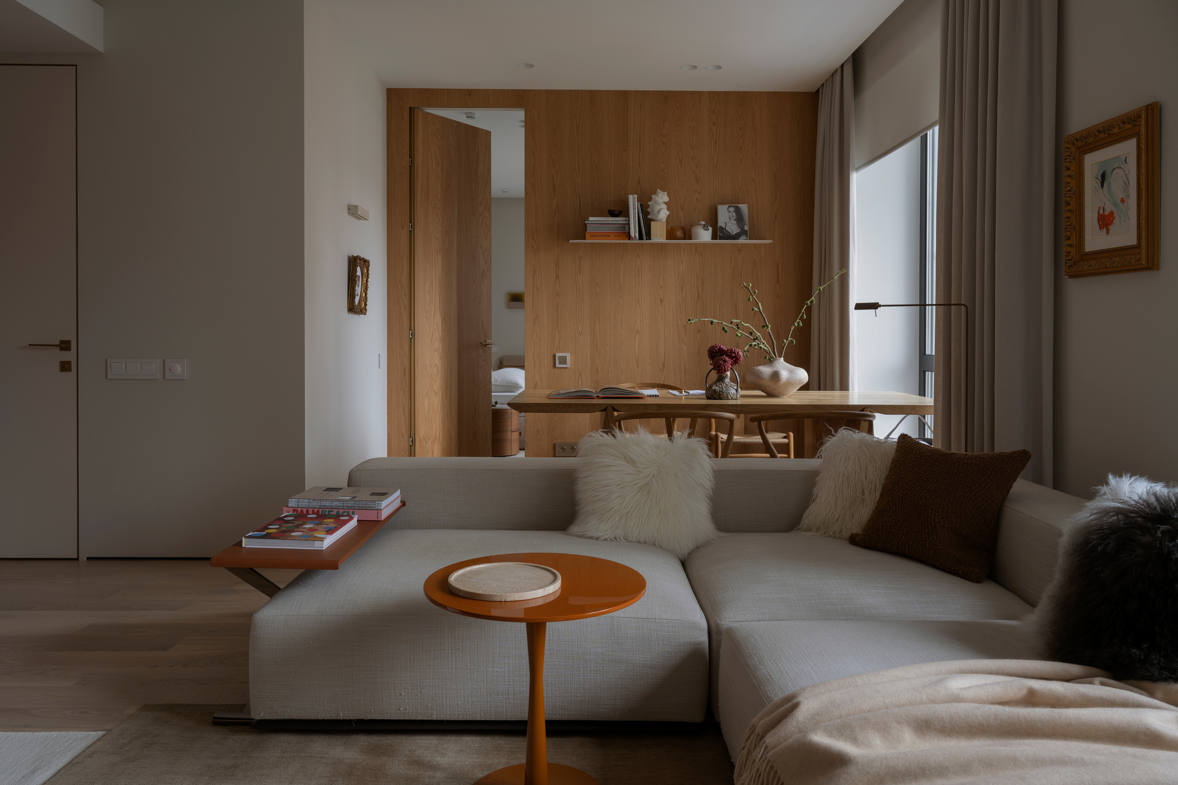 Квартира для ценителей природы и минимализма в Москве: проект Wproject design