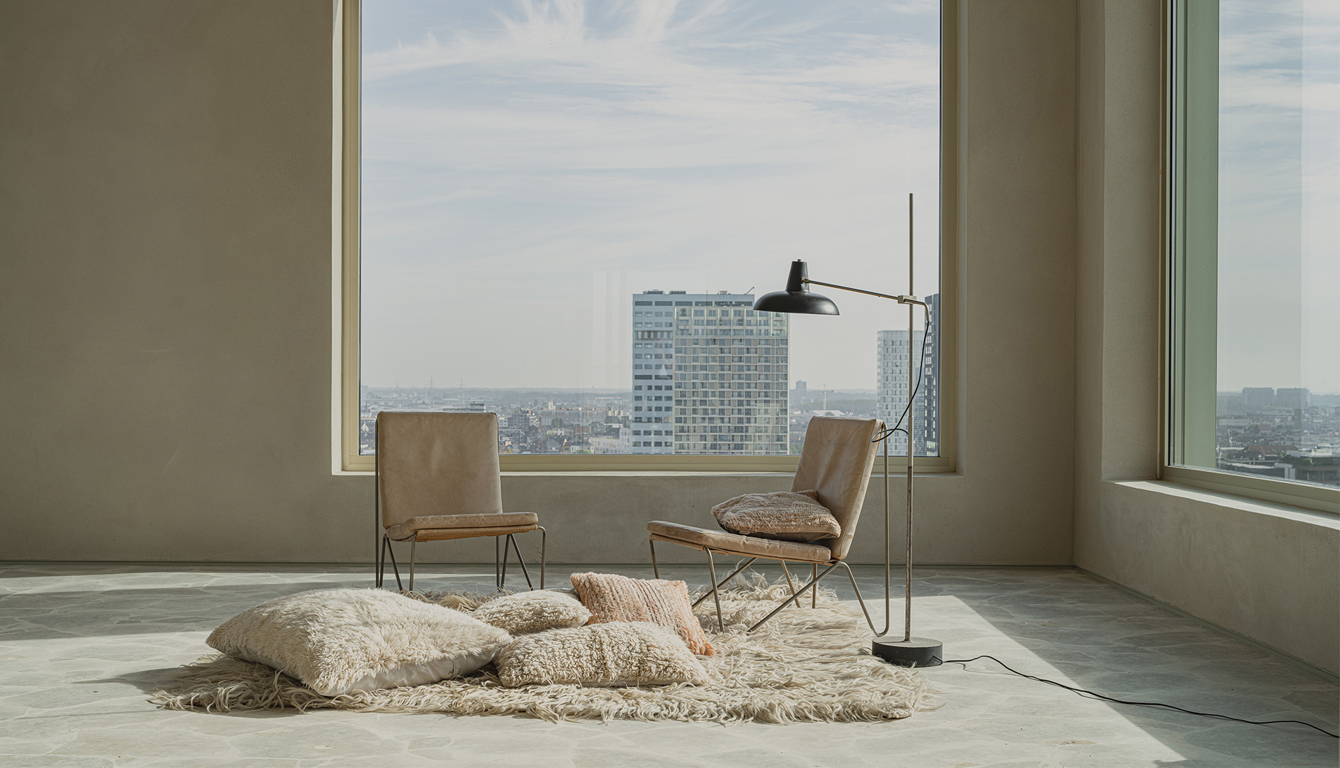 Bruno Spaas Architectuur: пентхаус в Антверпене между небом и землей