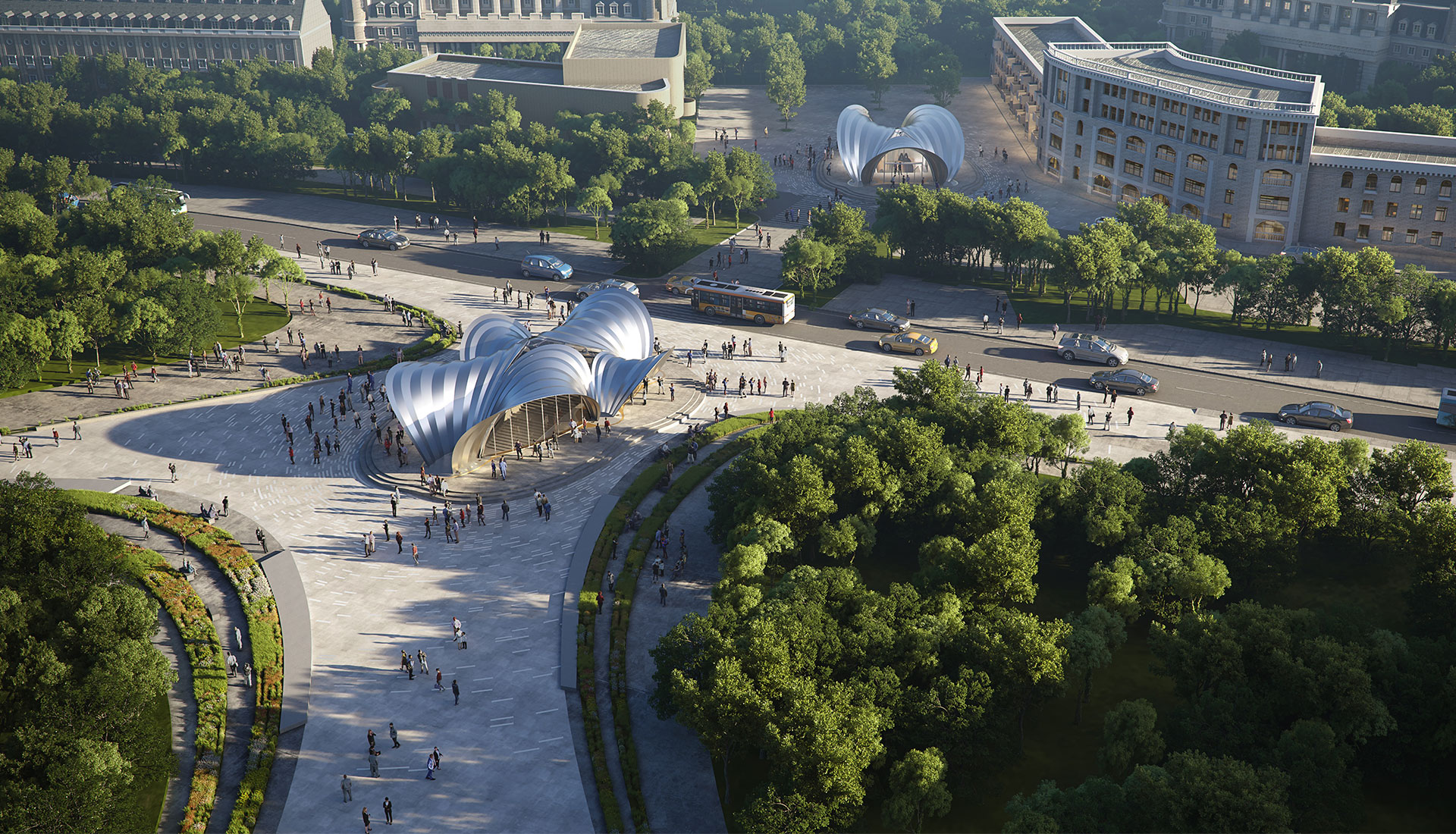 Zaha Hadid Architects: начато строительство новых станций Днепровского метрополитена