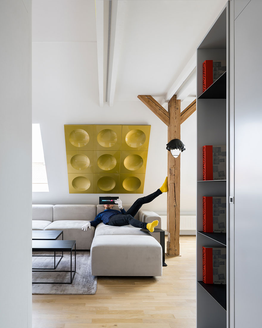 Esté Architekti: дуплекс c искусством в Праге