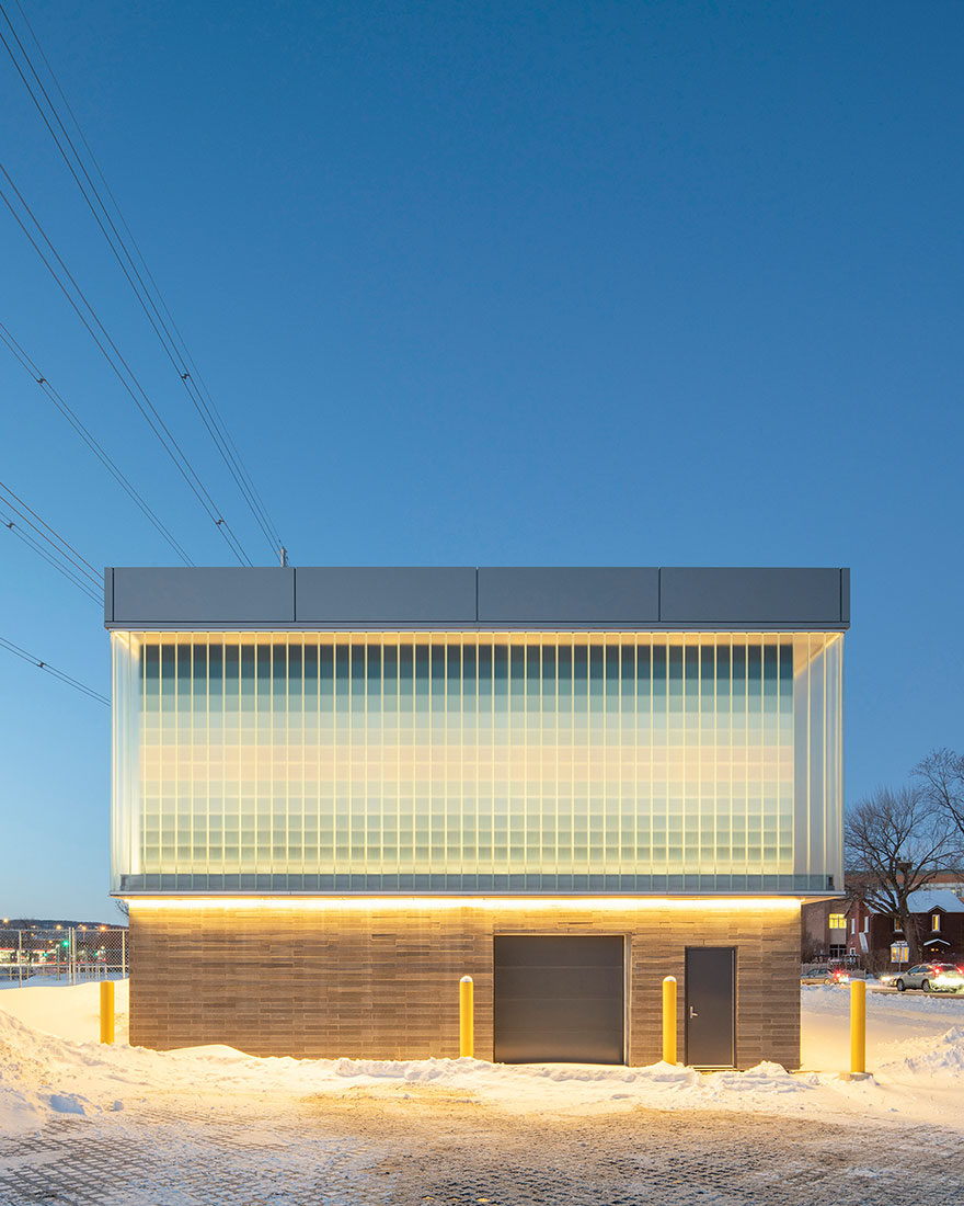 Smith Vigeant Architectes: эстетичный водозабор в Монреале