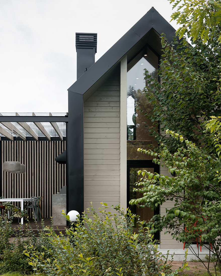 Micro-living: летний дом и терраса для отдыха по проекту ANCconcept