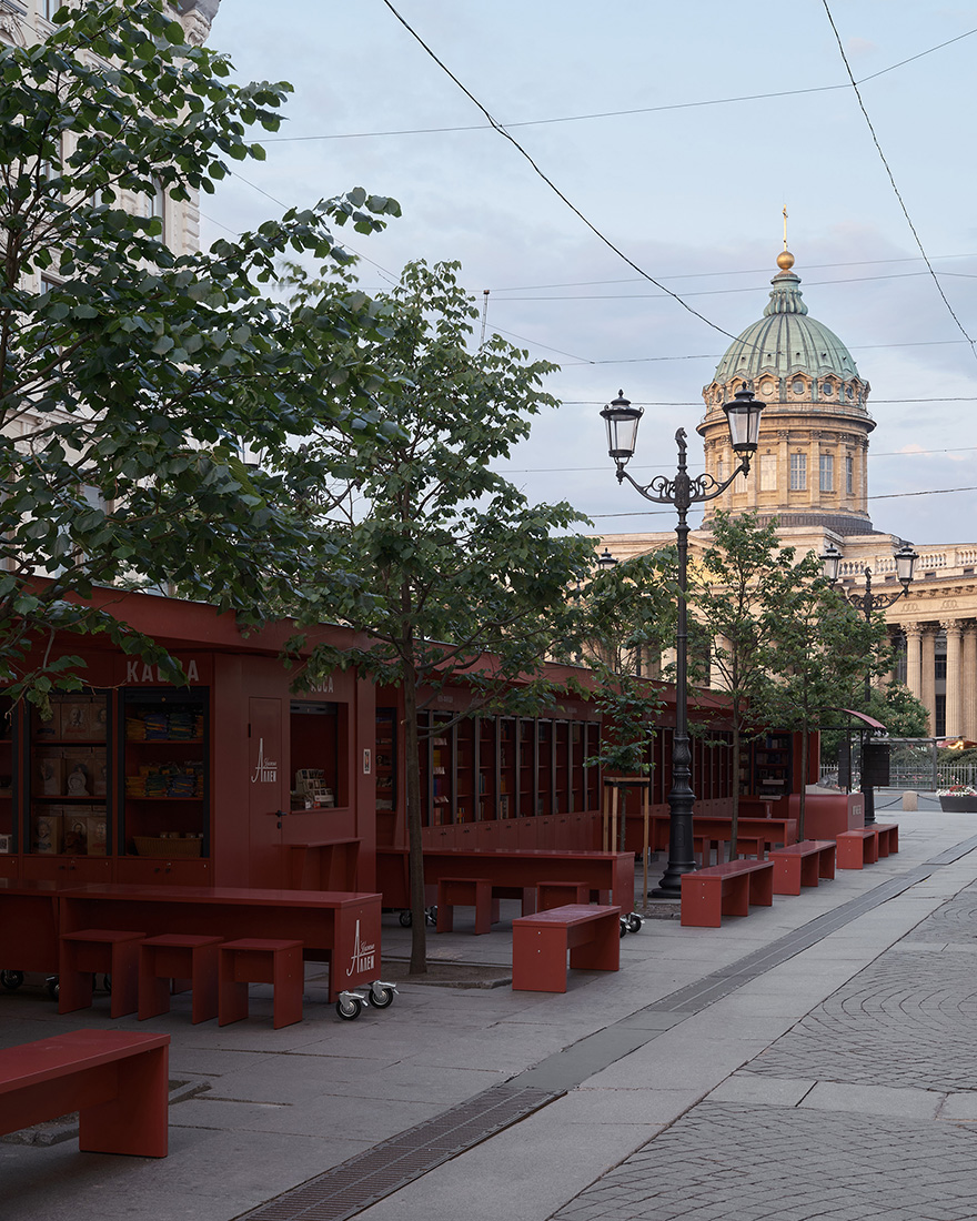 Книжные Аллеи» в Петербурге по проекту Spirin Architects