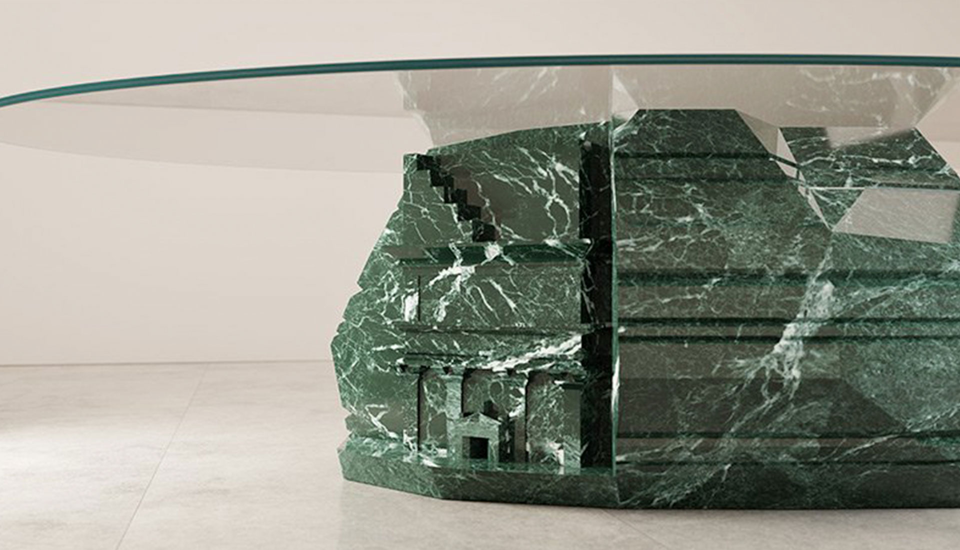 Duffy London: столы по мотивам древней архитектуры