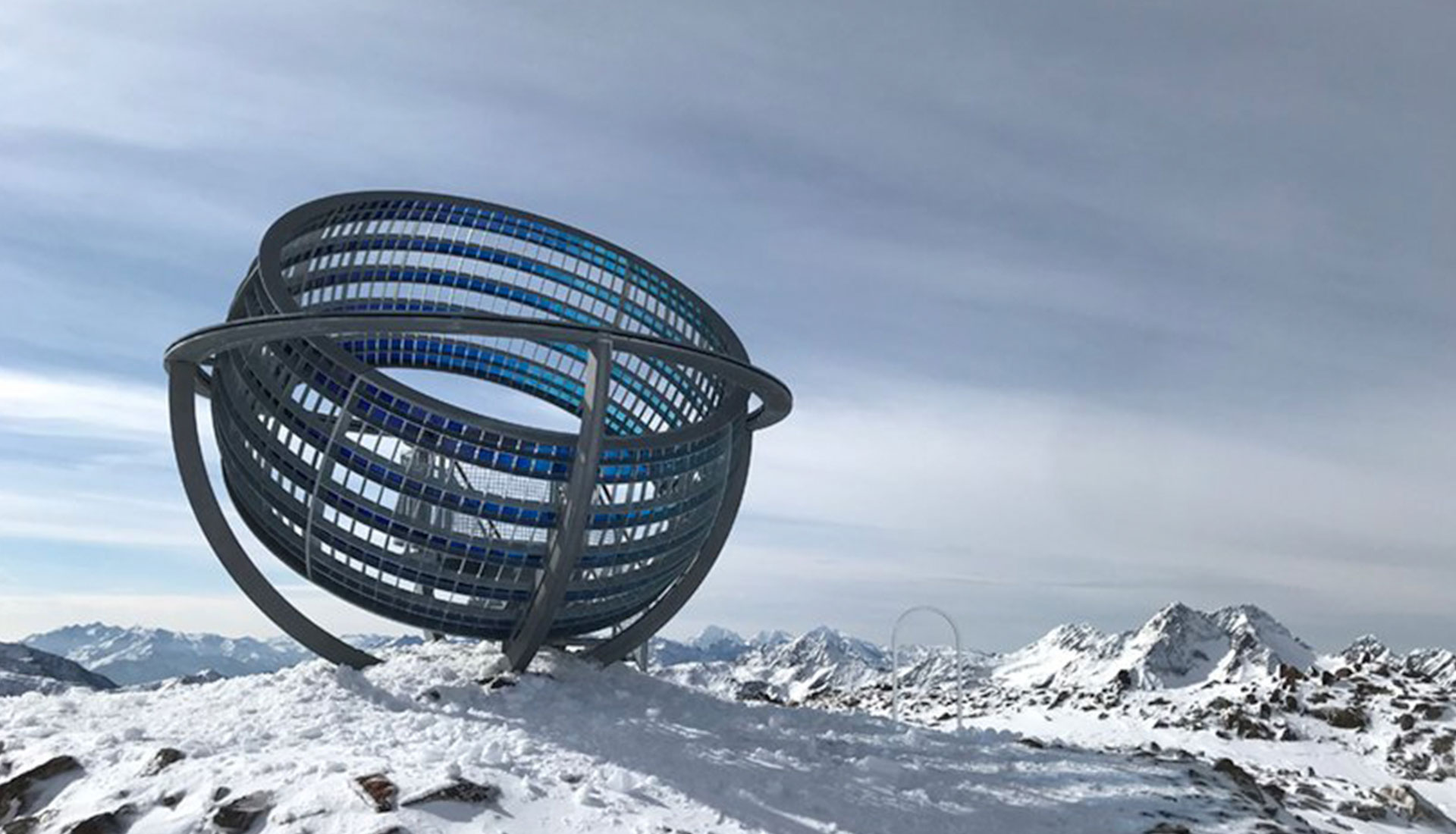 Инсталляция Олафура Элиассона в Альпах