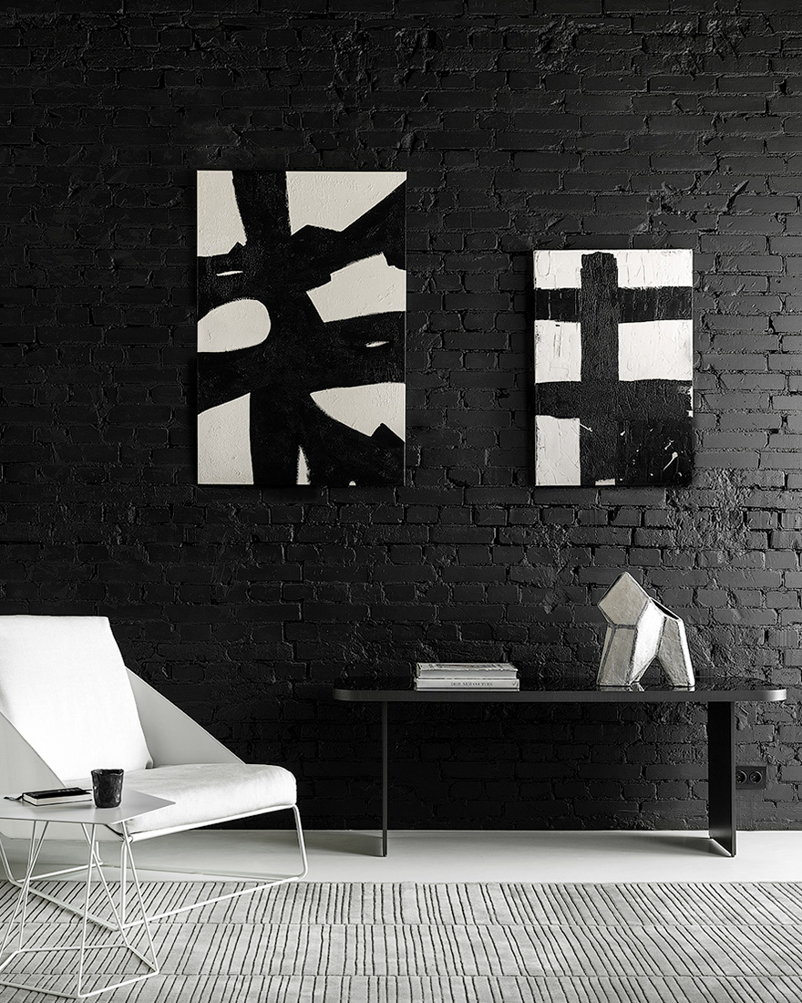 Geometrix Design: черно-белая квартира в сталинском доме на Соколе