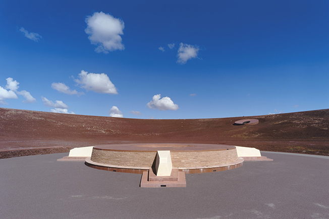 Джеймс Таррелл достроит музей в кратере вулкана