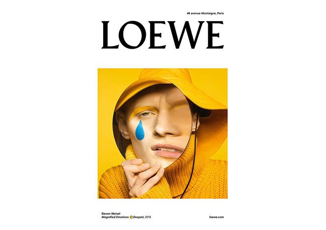 Стивен Майзел снял кампанию для Loewe в стиле эмодзи