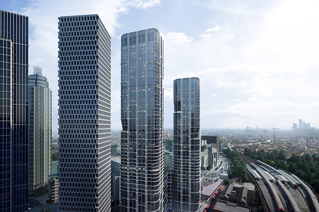 Zaha Hadid Architects построят башни в Лондоне