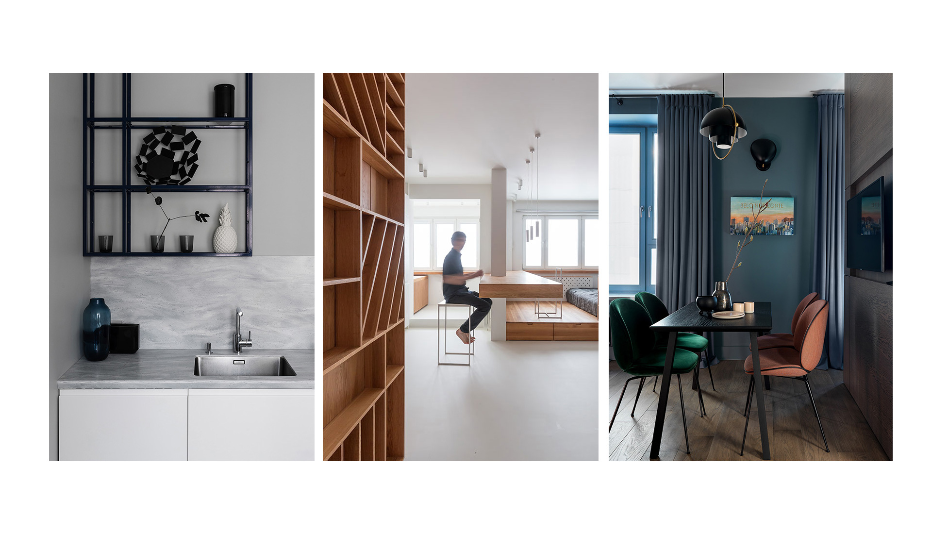 Дизайн однокомнатной квартиры: 5 планировок