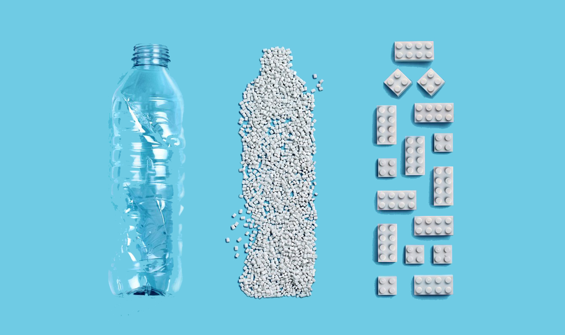 LEGO разрабатывает детали из переработанного пластика