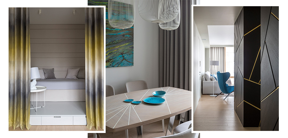 TS-Design: светлая квартира с динамичным декором
