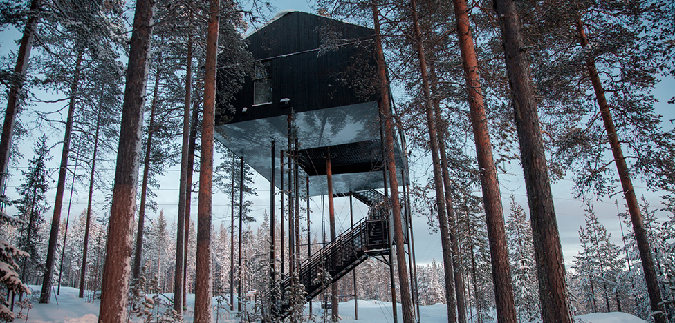 Snøhetta: отель на дереве