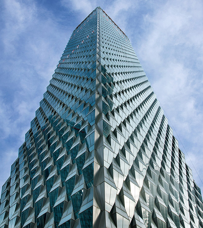 SOM: стеклянный небоскреб в Пекине