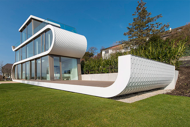 Evolution Design: дом-лента в Швейцарии