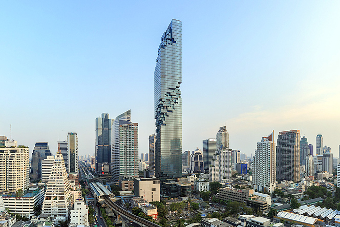 Оле Шерен (Ole Scheeren): струящийся небоскреб в Бангкоке