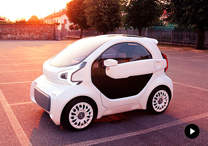 3D Printed Car: напечатанный электромобиль вошел в серию