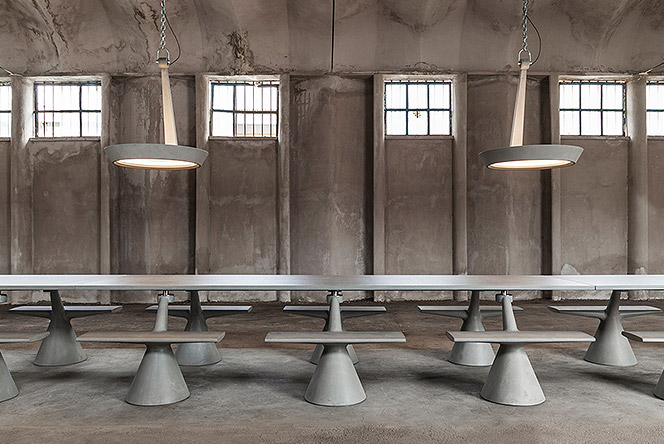 Константин Грчич: столы из бетона и архитектура Нерви