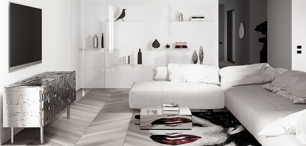 Il Sentiero Delle More: лаконичный пентхаус в Милане