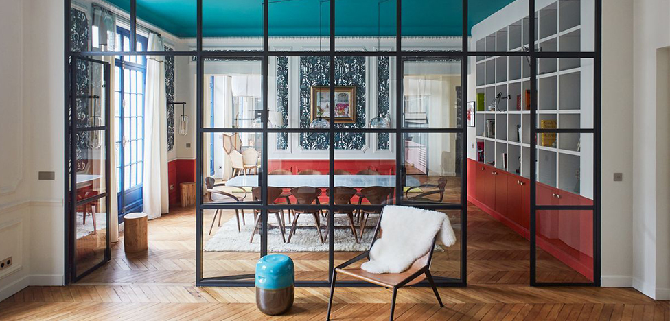 GCG Architectes: четыре цвета в парижской квартире