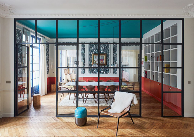 GCG Architectes: четыре цвета в парижской квартире