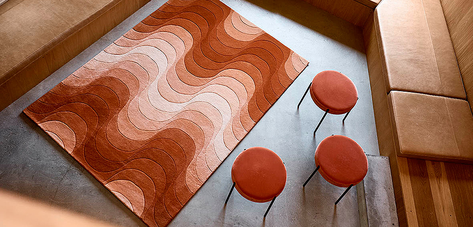 Иконы датского дизайна: ковры и табуреты Вернера Пантона