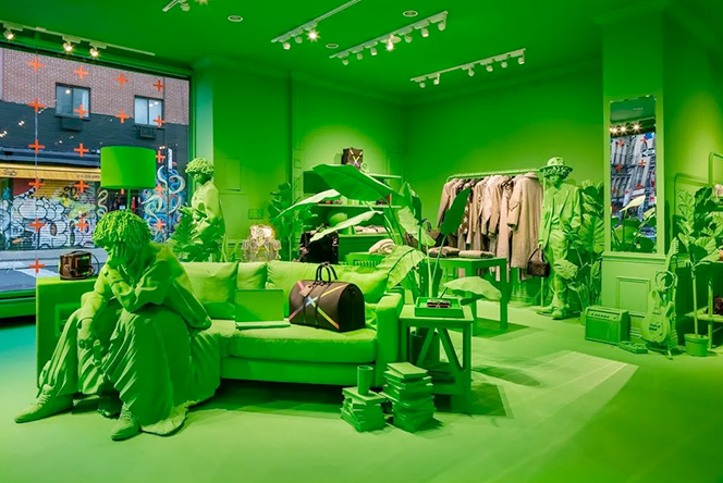 Louis Vuitton открыл временный бутик в Нью-Йорке