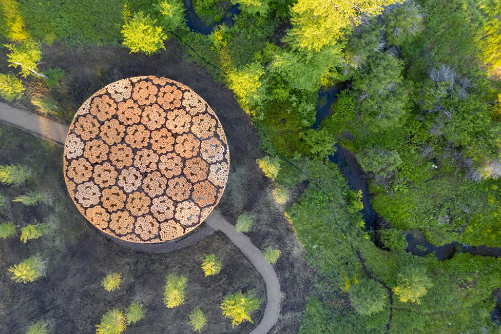 Деревянный павильон по проекту Франсиса Кере
