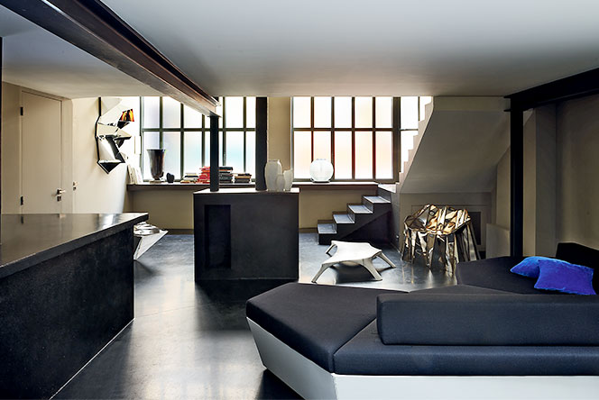 Армель Сойе: квартира галериста в Париже