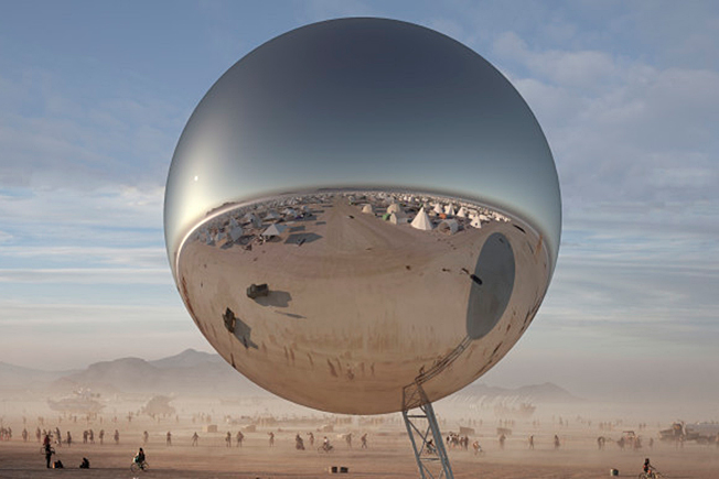Большая идея BIG: шар в пустыне