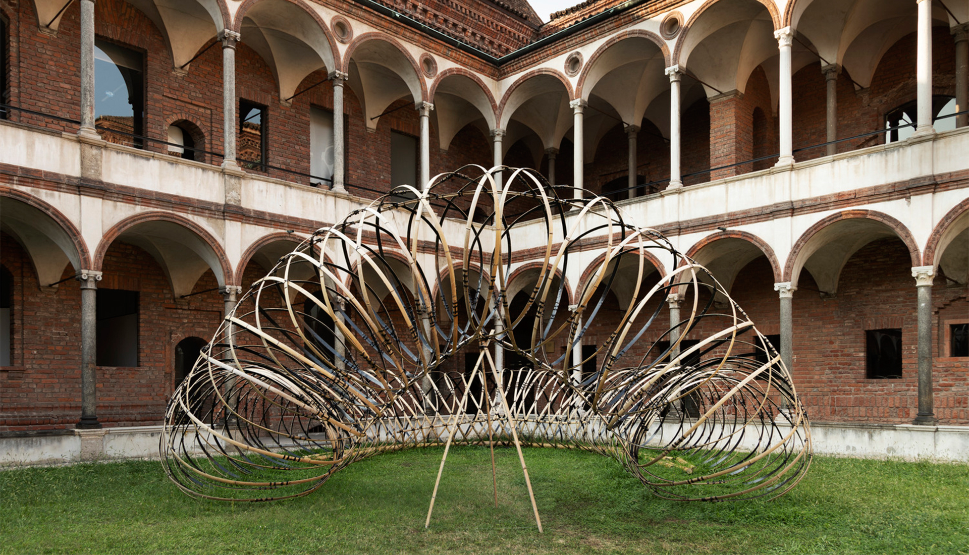 Milan Design Week 2021: музыка и форма в бамбуковой инсталляции Кенго Кумы