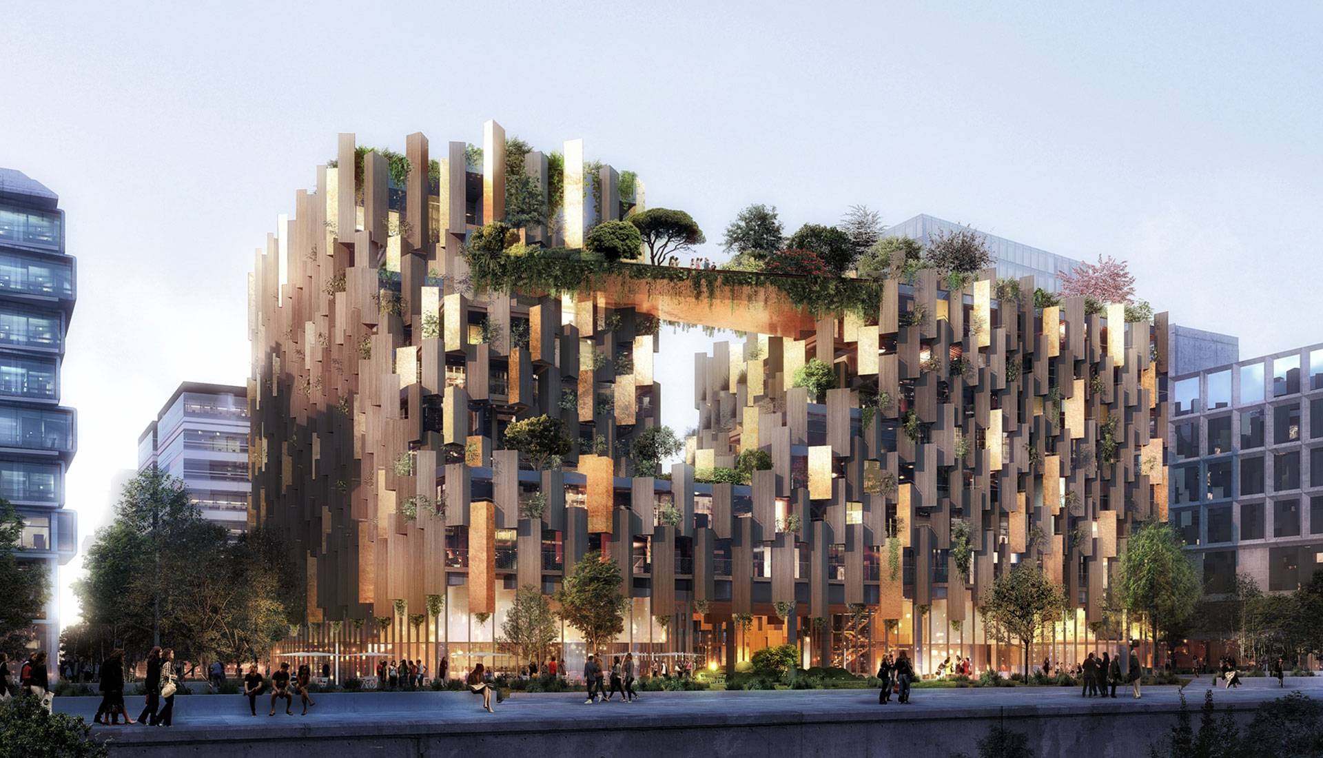 Кенго Кума построит эко-отель в Париже