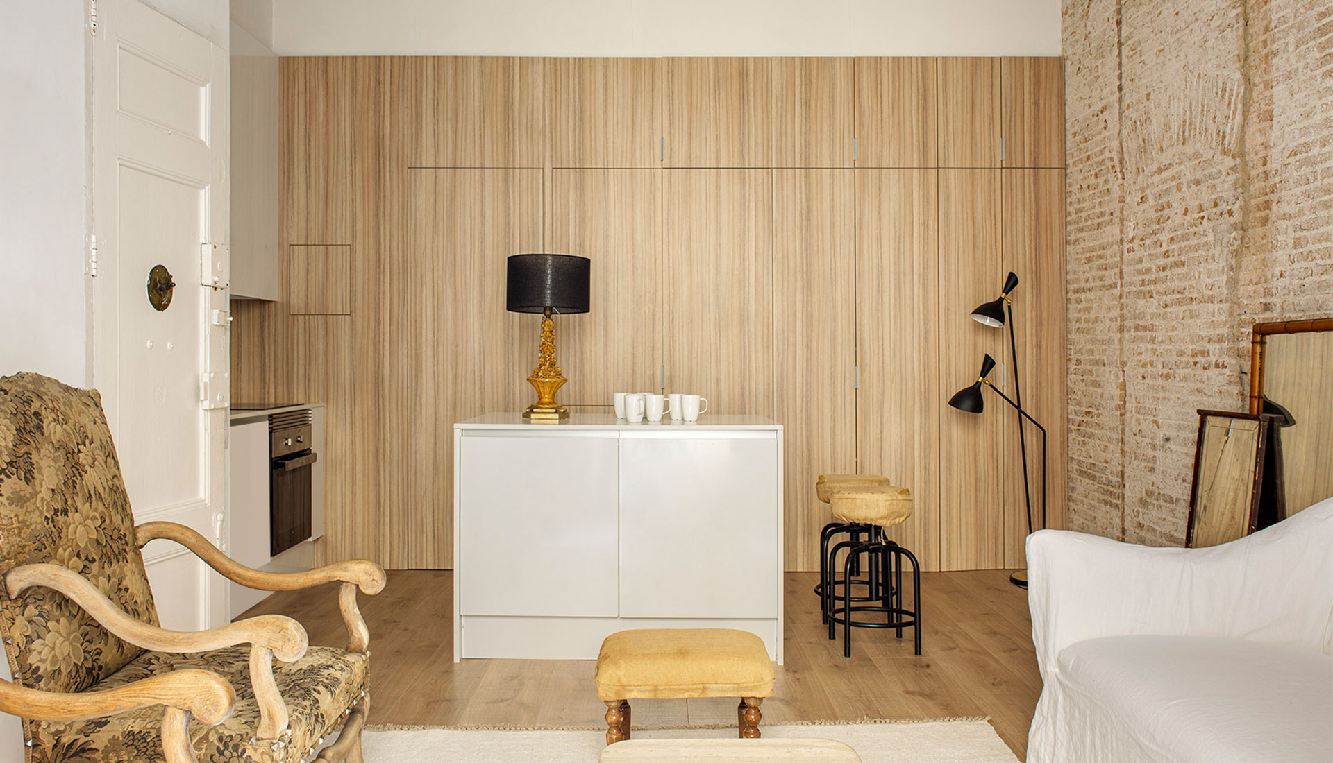 Abrils Studio: квартира 60 кв. метров в Барселоне