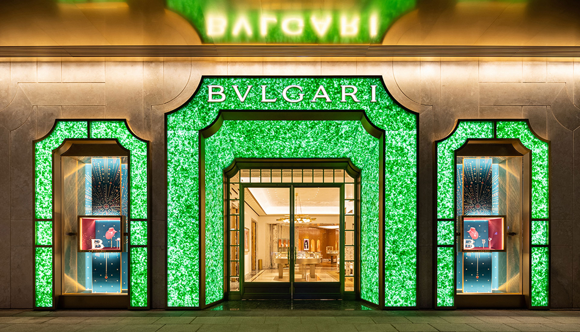 MVRDV: фасад шанхайского бутика Bvlgari