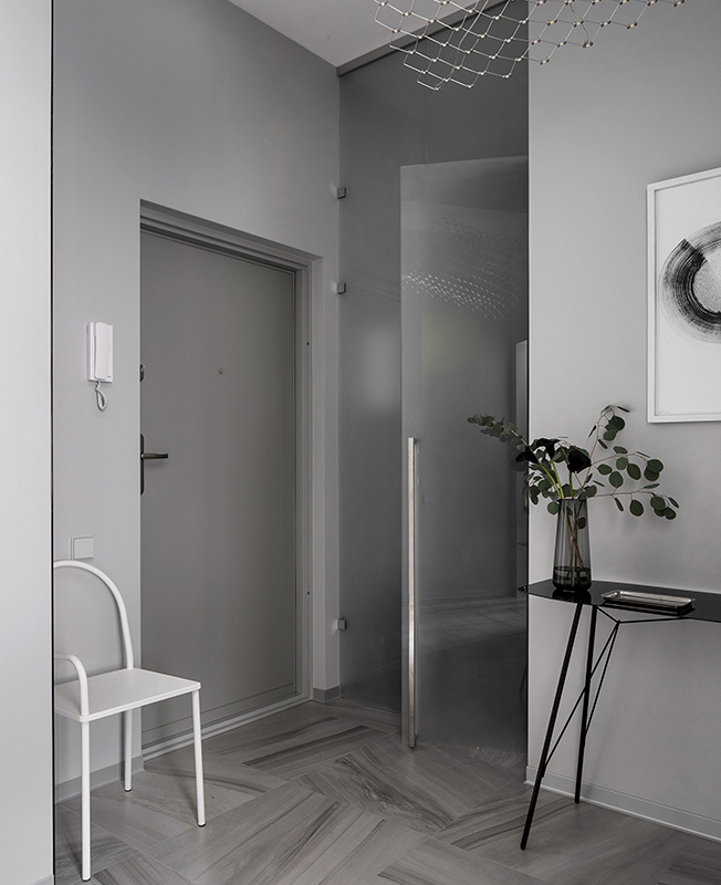 Дизайн интерьера прихожей в однокомнатной квартире в современном ст�иле