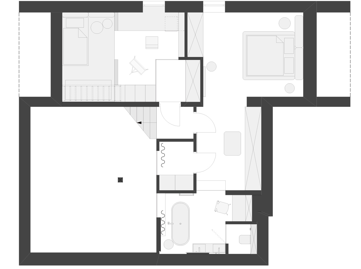 Планировка двухэтажной квартиры фото
