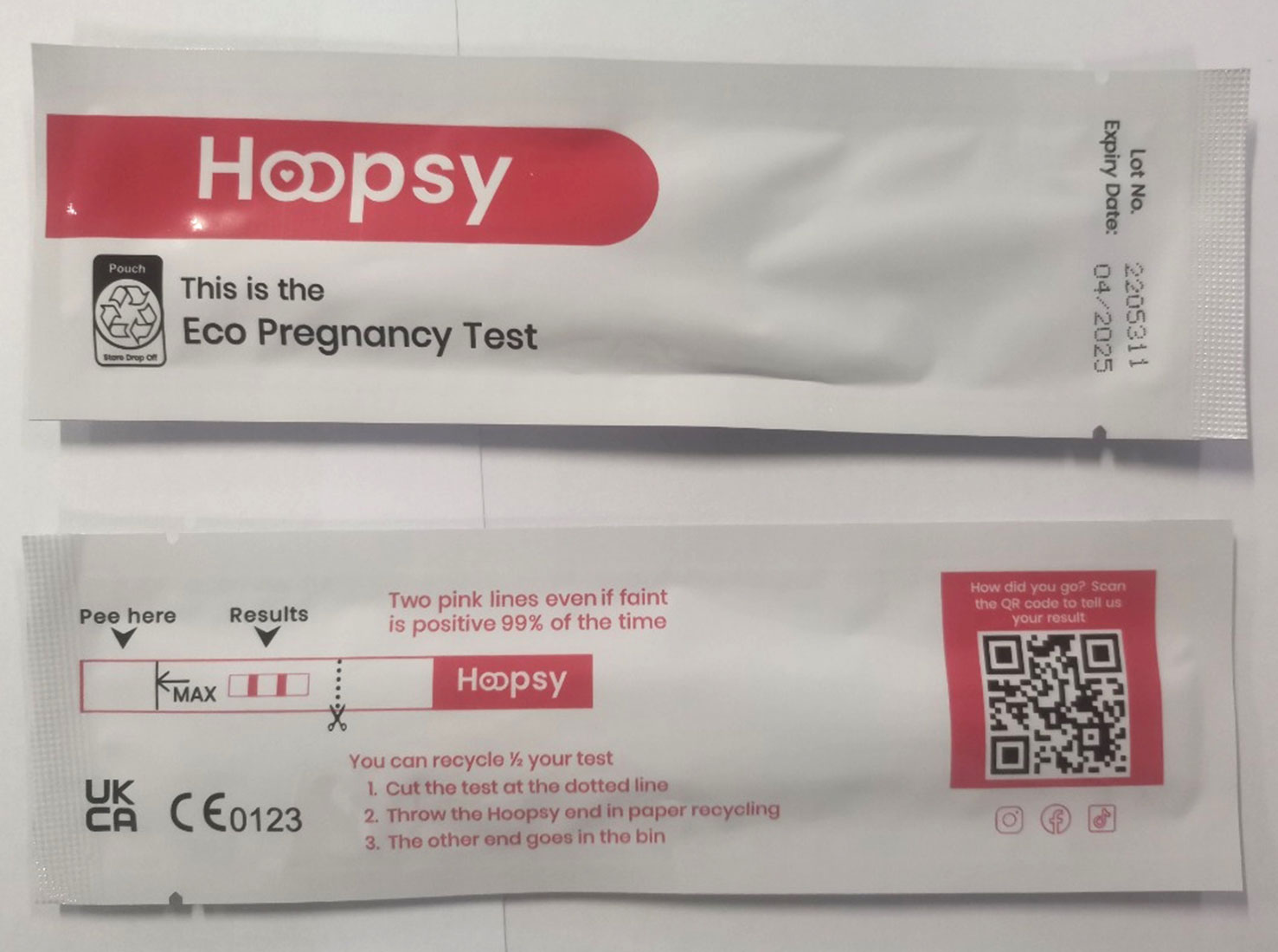 Бумажный тест на беременность фото