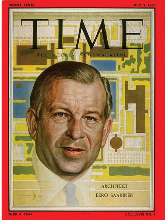Звезда с обложки Time: архитектор и дизайнер Ээро Сааринен