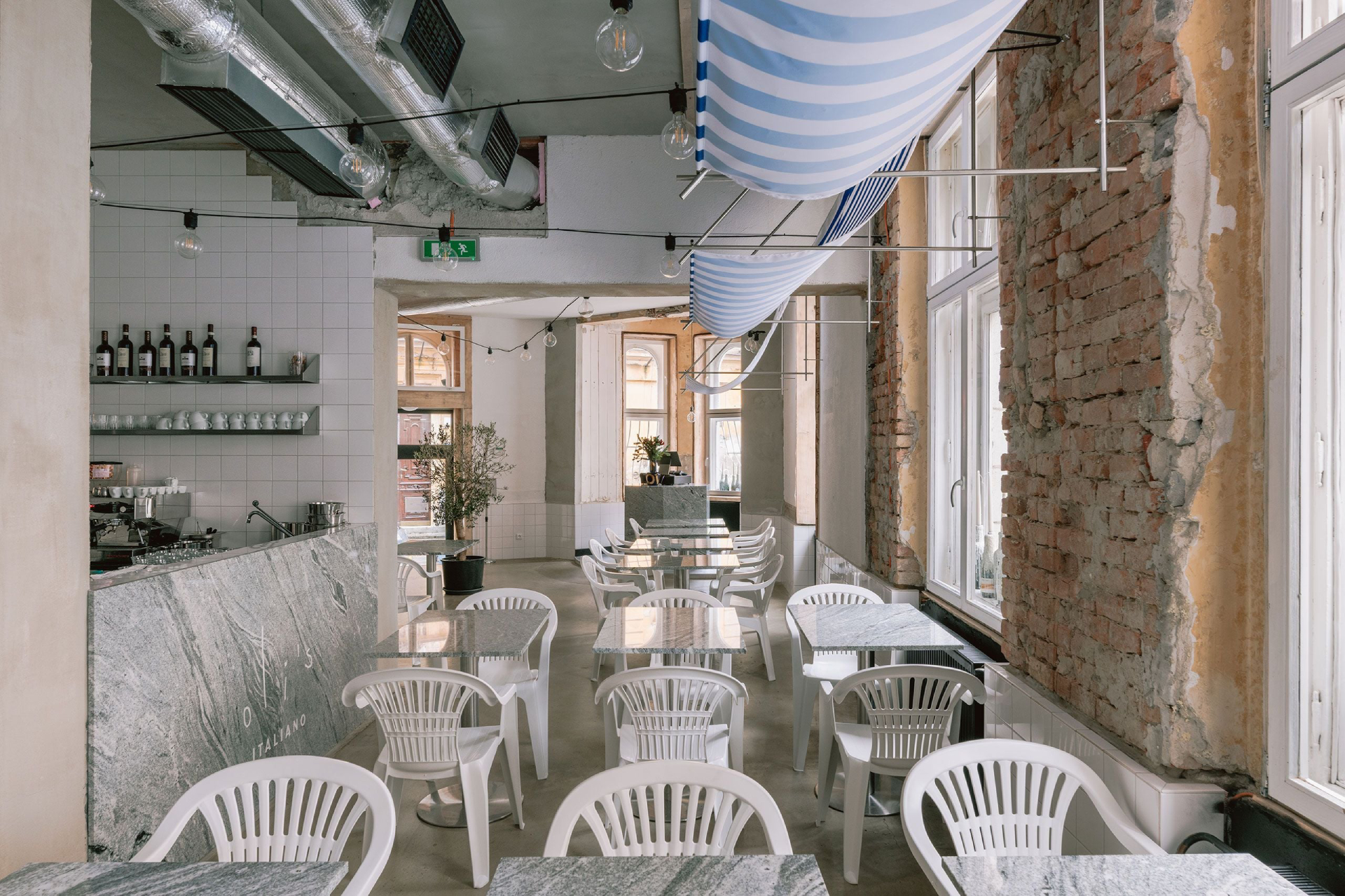 Ресторан в Братиславе, вдохновленный Средиземноморьем: проект студии Alan Prekop