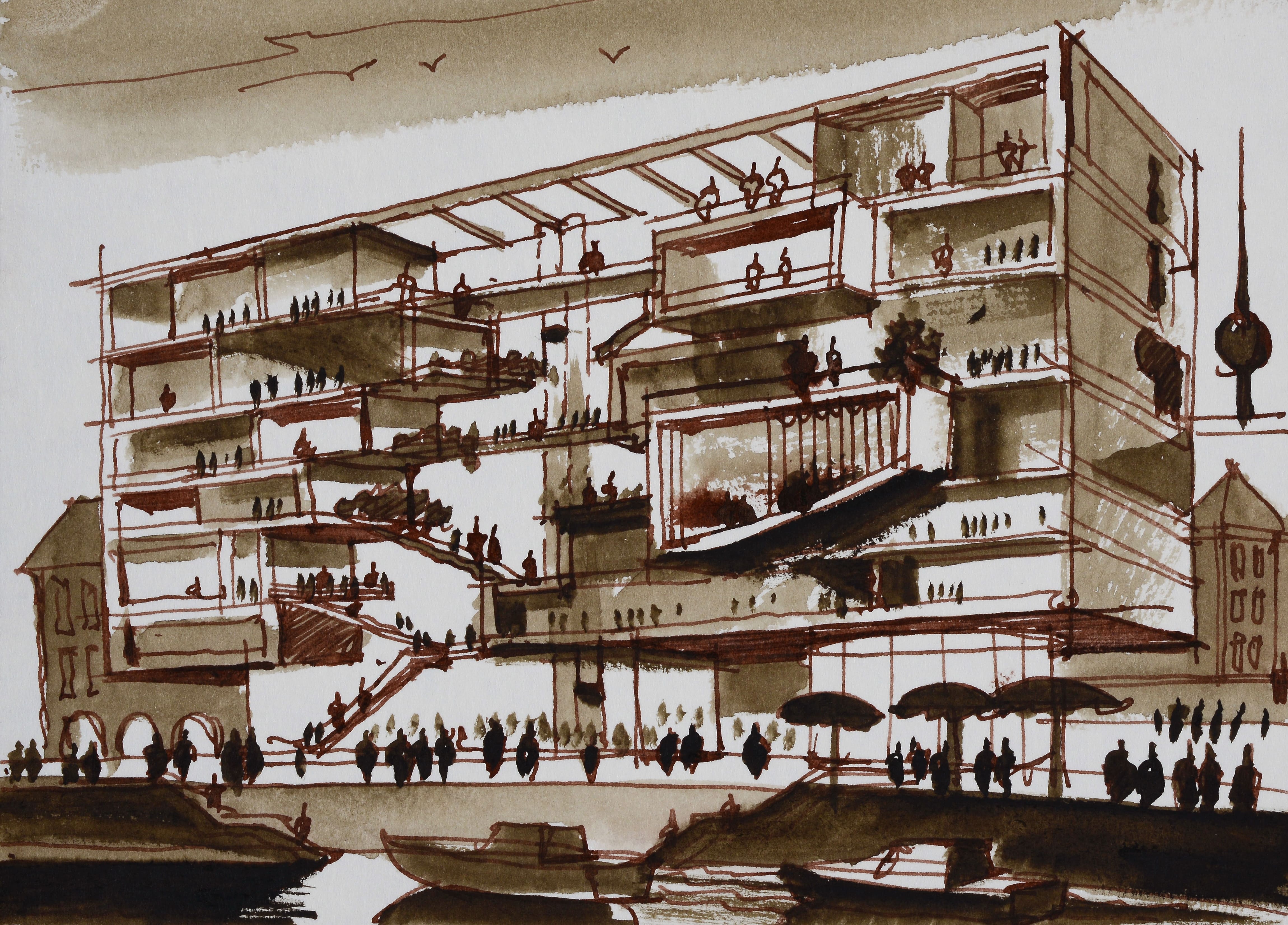 «Что имеем (не) храним»: выставка рисунков Сергея Чобана в Музее архитектуры