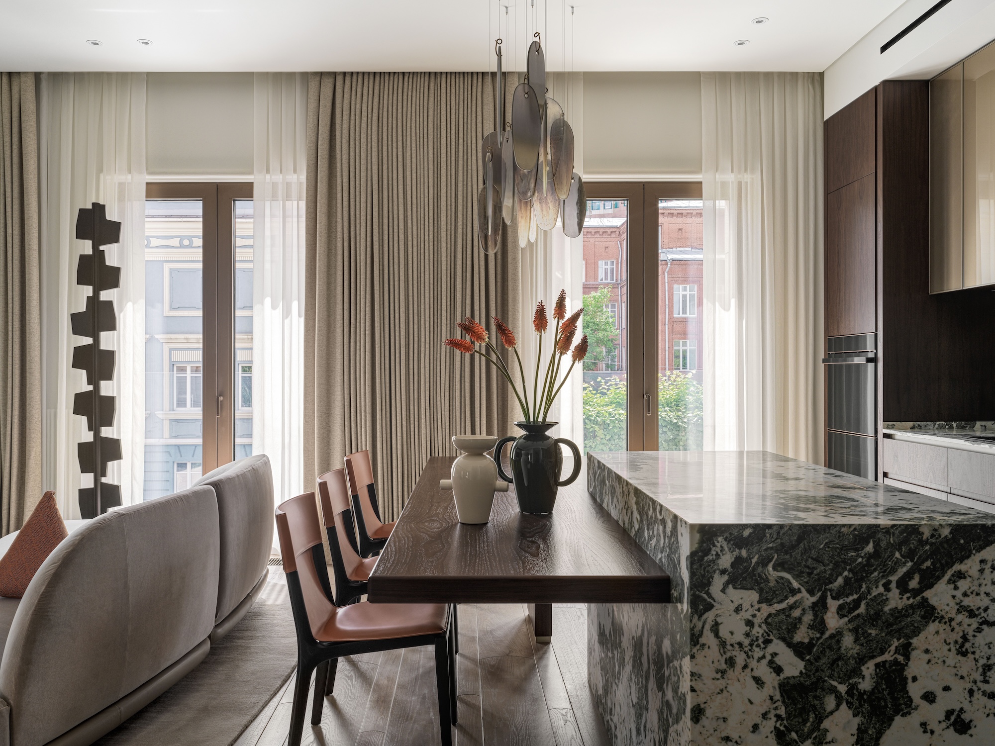 Квартира с акцентом на природные фактуры: проект Perfect Space