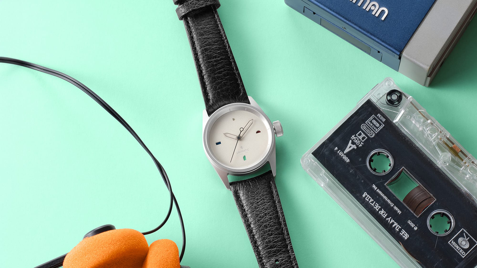 Коллаборация Луки Никетто и Unimatic: часы с разноцветными «окнами»