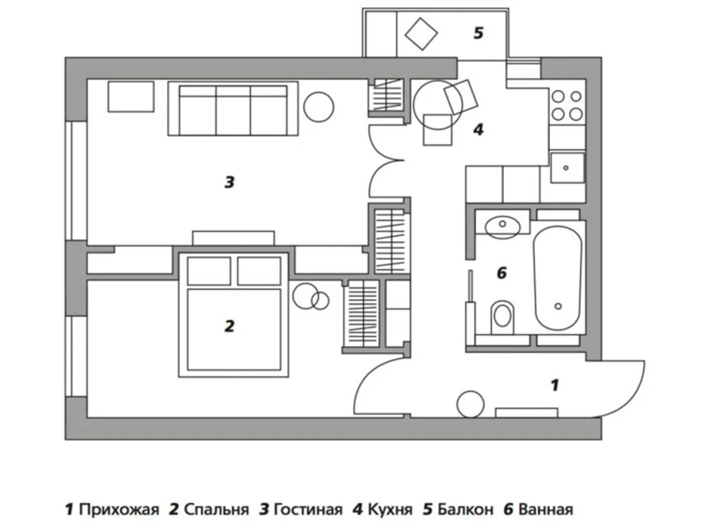 маленькая квартира фото